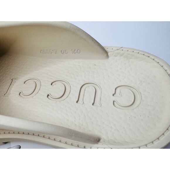 Gucci Authentic GG Perforated Crocs Slippers New in Box - Picture 9 of 9